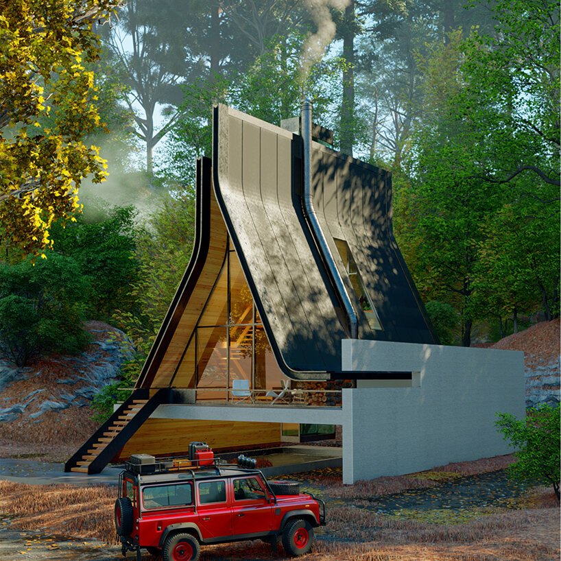 BIM建筑|伊朗机舱小屋“Kujdane” / Shomali Design BIM建筑|伊朗机舱小屋“Kujdane” / Shomali Design