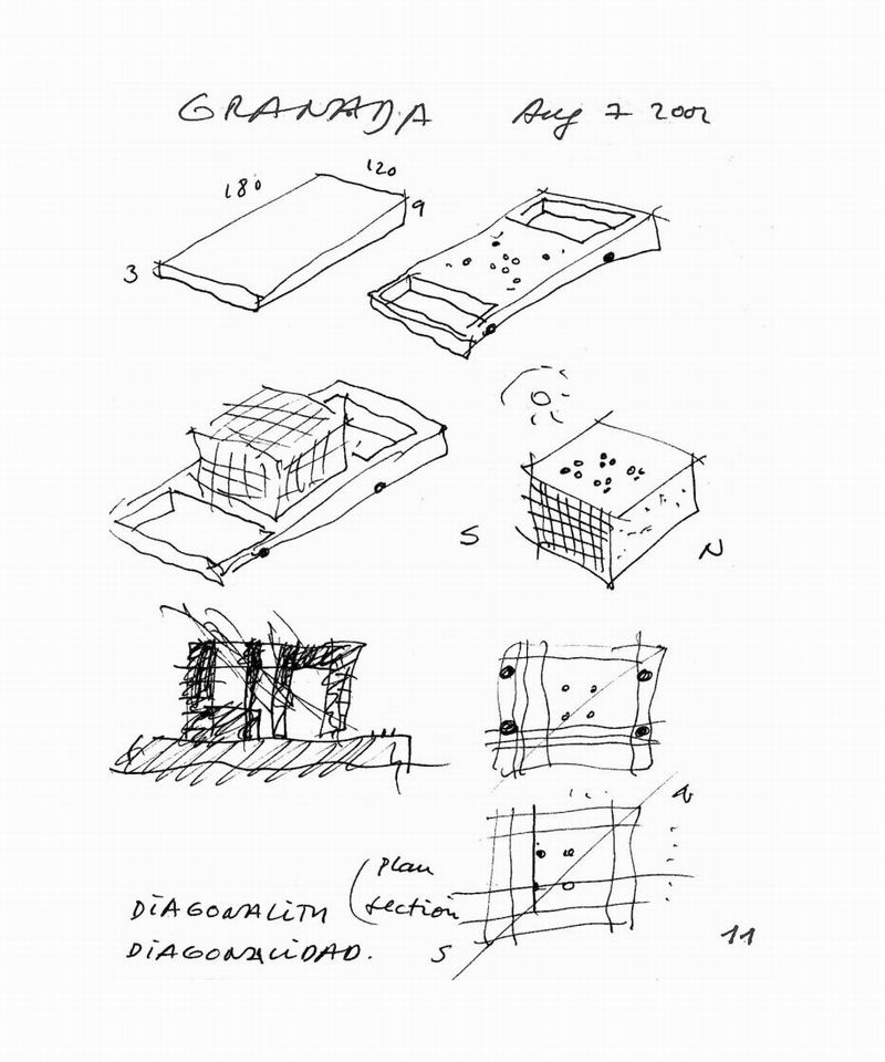 BIM建筑|经典项目:光与混凝土的故事 | 格拉纳达储蓄银行总部 BIM建筑|经典项目:光与混凝土的故事 | 格拉纳达储蓄银行总部