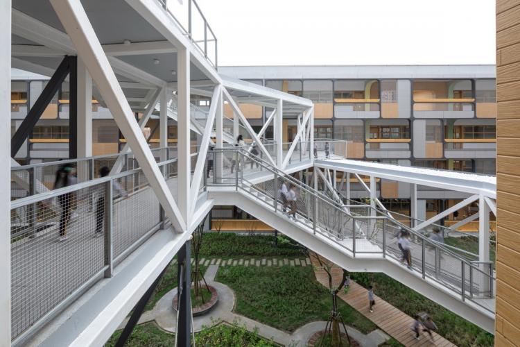 BIM建筑|秩序的启迪——上海市高安路第一小学华展校区 / 山水秀建筑事务所 BIM建筑|秩序的启迪——上海市高安路第一小学华展校区 / 山水秀建筑事务所