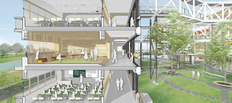 BIM建筑|秩序的启迪——上海市高安路第一小学华展校区 / 山水秀建筑事务所 BIM建筑|秩序的启迪——上海市高安路第一小学华展校区 / 山水秀建筑事务所