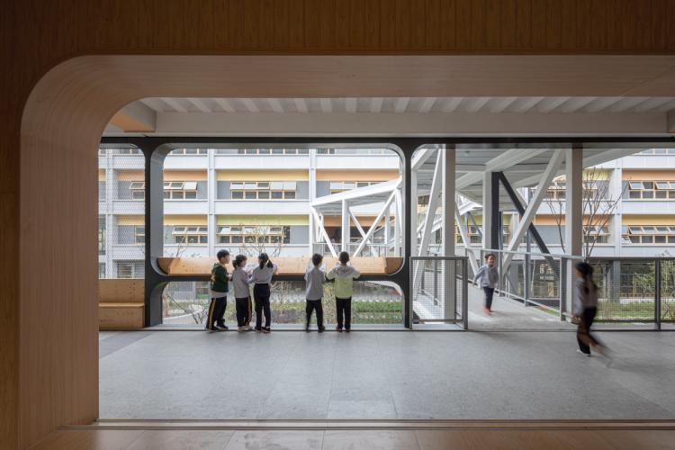 BIM建筑|秩序的启迪——上海市高安路第一小学华展校区 / 山水秀建筑事务所 BIM建筑|秩序的启迪——上海市高安路第一小学华展校区 / 山水秀建筑事务所