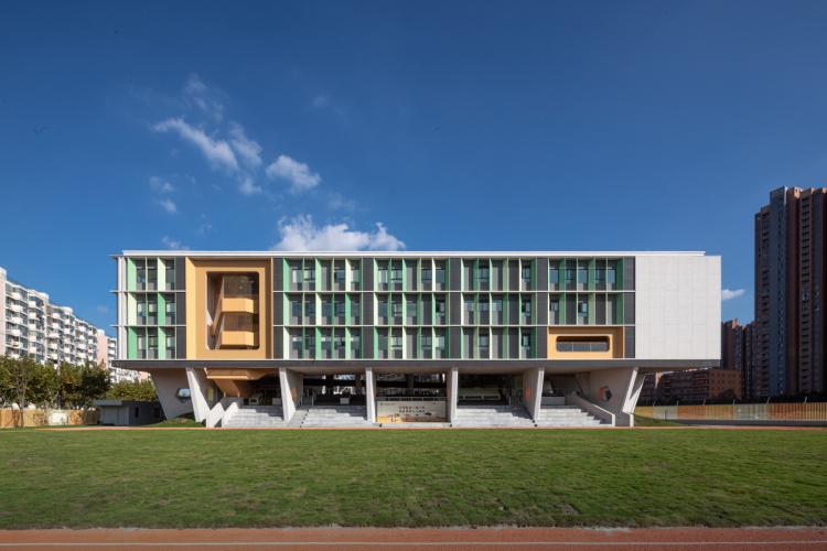 BIM建筑|秩序的启迪——上海市高安路第一小学华展校区 / 山水秀建筑事务所 BIM建筑|秩序的启迪——上海市高安路第一小学华展校区 / 山水秀建筑事务所