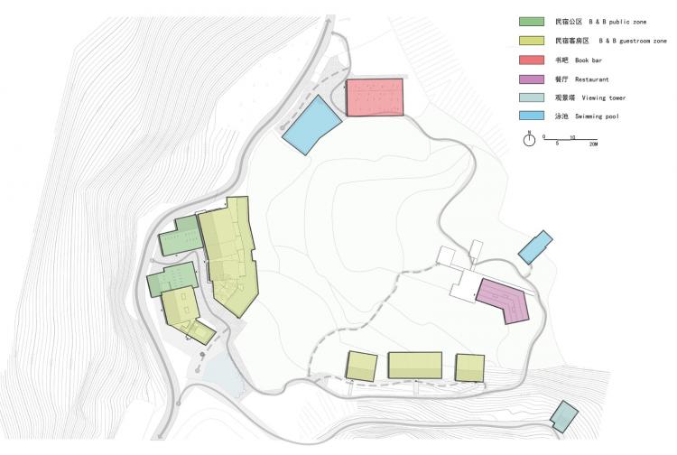 BIM建筑|可居可游,在半山稻田之间:重庆垫江巴谷宿集建筑设计 / 三文建筑 BIM建筑|可居可游,在半山稻田之间:重庆垫江巴谷宿集建筑设计 / 三文建筑