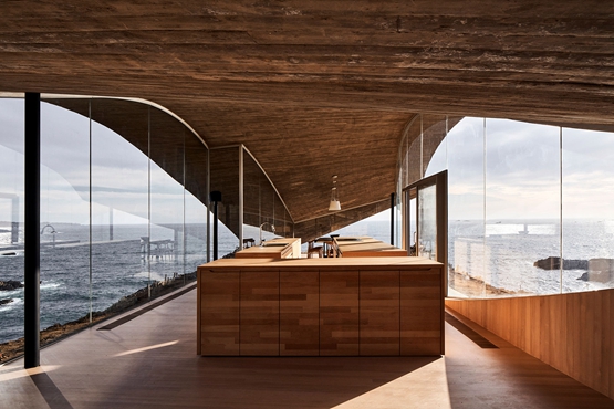 BIM建筑|西泽立卫在智利设计波浪状混凝土屋顶度假屋 BIM建筑|西泽立卫在智利设计波浪状混凝土屋顶度假屋