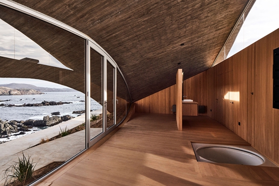 BIM建筑|西泽立卫在智利设计波浪状混凝土屋顶度假屋 BIM建筑|西泽立卫在智利设计波浪状混凝土屋顶度假屋