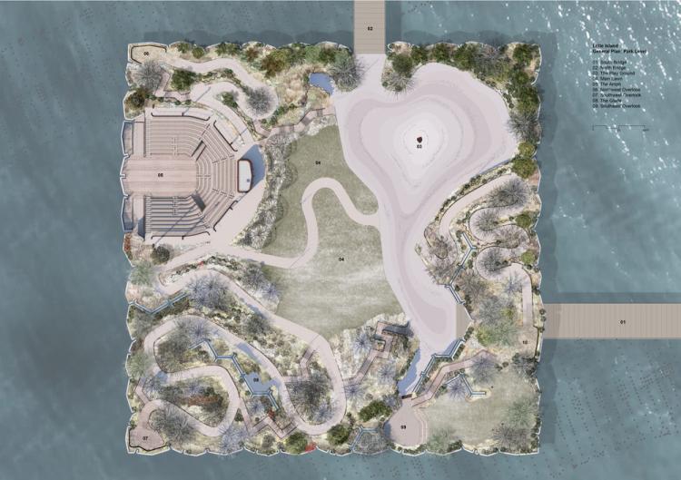 BIM建筑|鬼才建筑师Heatherwick新作:哈德逊河小岛公园/Heatherwick studio BIM建筑|鬼才建筑师Heatherwick新作:哈德逊河小岛公园/Heatherwick studio