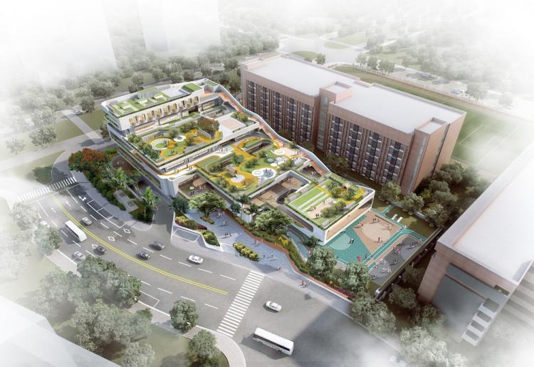 BIM建筑|苔园盆景:深圳湾第一幼儿园 / 深圳天华 建筑鉴赏 第3张-BIM建筑网 BIM建筑|苔园盆景:深圳湾第一幼儿园 / 深圳天华 建筑鉴赏 第3张
