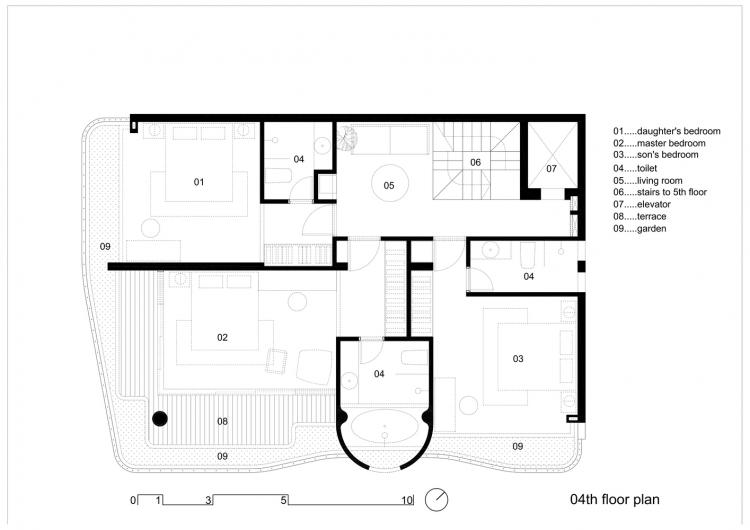 BIM建筑|胡志明市花小姐之家,原始之中一簇自然绿 / H.2 建筑鉴赏 第34张-BIM建筑网 BIM建筑|胡志明市花小姐之家,原始之中一簇自然绿 / H.2 建筑鉴赏 第34张