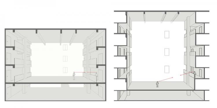 BIM建筑|七个小房子 · 高层青年公寓共享中庭改造 | 柒合设计 建筑鉴赏 第10张-BIM建筑网 BIM建筑|七个小房子 · 高层青年公寓共享中庭改造 | 柒合设计 建筑鉴赏 第10张