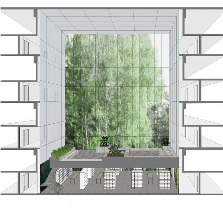BIM建筑|七个小房子 · 高层青年公寓共享中庭改造 | 柒合设计 建筑鉴赏 第39张-BIM建筑网 BIM建筑|七个小房子 · 高层青年公寓共享中庭改造 | 柒合设计 建筑鉴赏 第39张