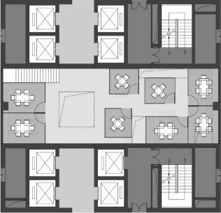 BIM建筑|七个小房子 · 高层青年公寓共享中庭改造 | 柒合设计 建筑鉴赏 第23张-BIM建筑网 BIM建筑|七个小房子 · 高层青年公寓共享中庭改造 | 柒合设计 建筑鉴赏 第23张