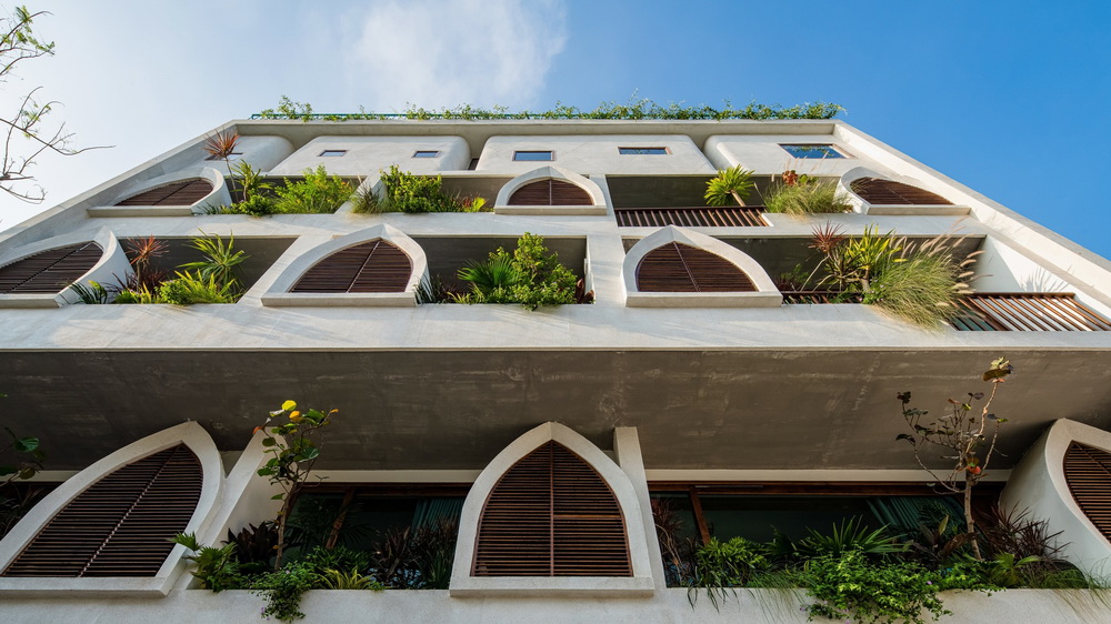 BIM建筑|如果,建筑是海浪:Le Bouton酒店/D1 Architectural Studio BIM建筑|如果,建筑是海浪:Le Bouton酒店/D1 Architectural Studio