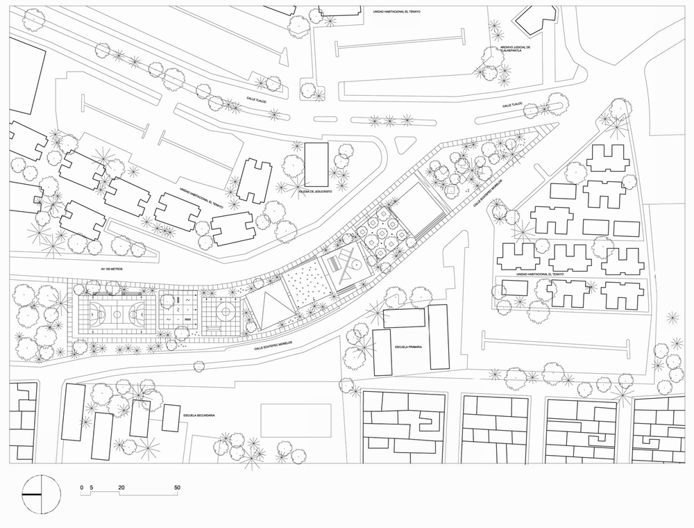 BIM建筑|“九个方块”广场/PRODUCTORA BIM建筑|“九个方块”广场/PRODUCTORA