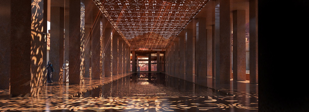 BIM建筑|让·努维尔于沙特阿拉伯新作方案,岩层下的度假酒店 BIM建筑|让·努维尔于沙特阿拉伯新作方案,岩层下的度假酒店