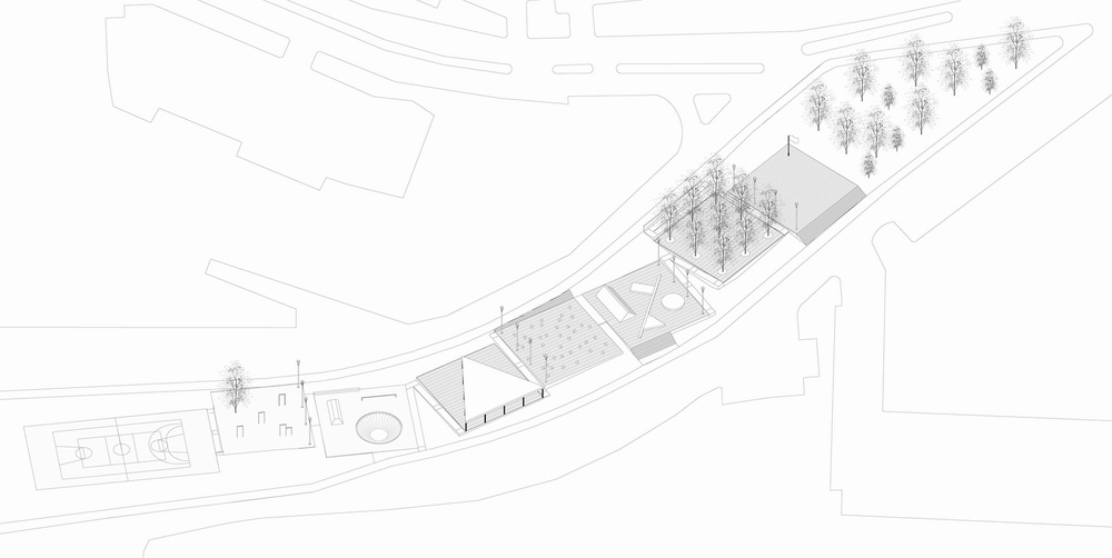 BIM建筑|“九个方块”广场/PRODUCTORA BIM建筑|“九个方块”广场/PRODUCTORA