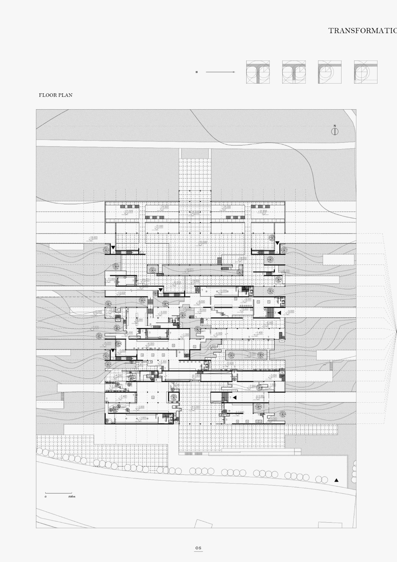 BIM建筑|1份top级纯线稿作品是怎么做出来的?学姐说,用SU,很快啊 BIM建筑|1份top级纯线稿作品是怎么做出来的?学姐说,用SU,很快啊