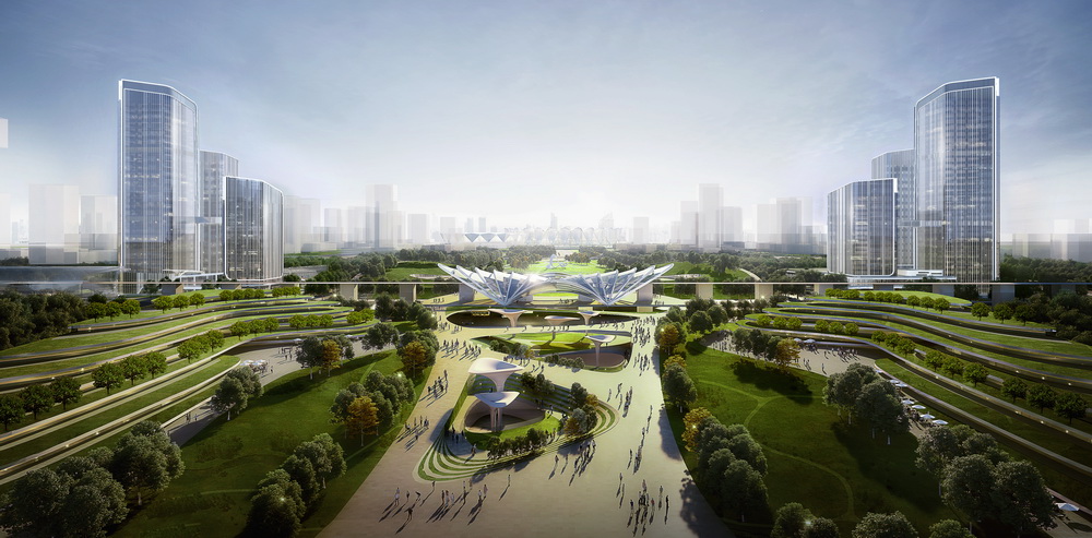 BIM建筑|招商蛇口西安丝路中心/上海三益 BIM建筑|招商蛇口西安丝路中心/上海三益