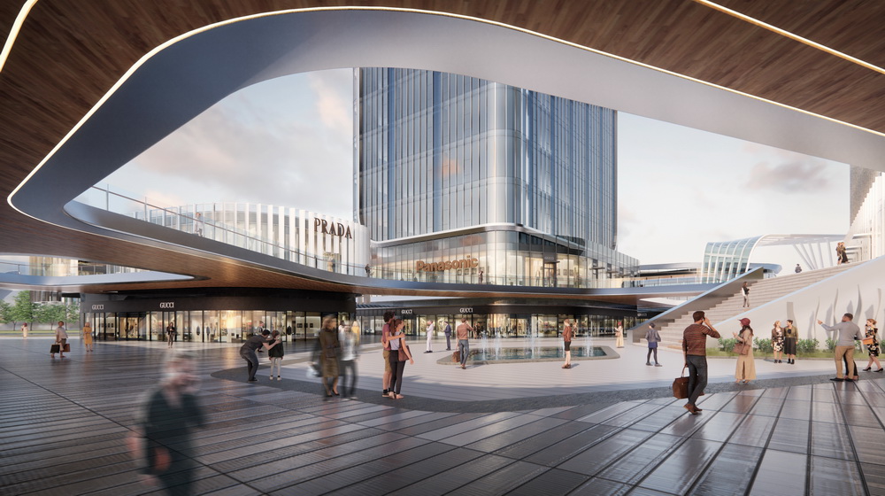 BIM建筑|招商蛇口西安丝路中心/上海三益 BIM建筑|招商蛇口西安丝路中心/上海三益