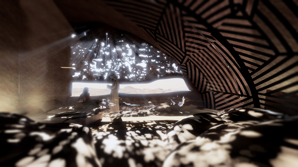 BIM建筑|让·努维尔于沙特阿拉伯新作方案,岩层下的度假酒店 BIM建筑|让·努维尔于沙特阿拉伯新作方案,岩层下的度假酒店