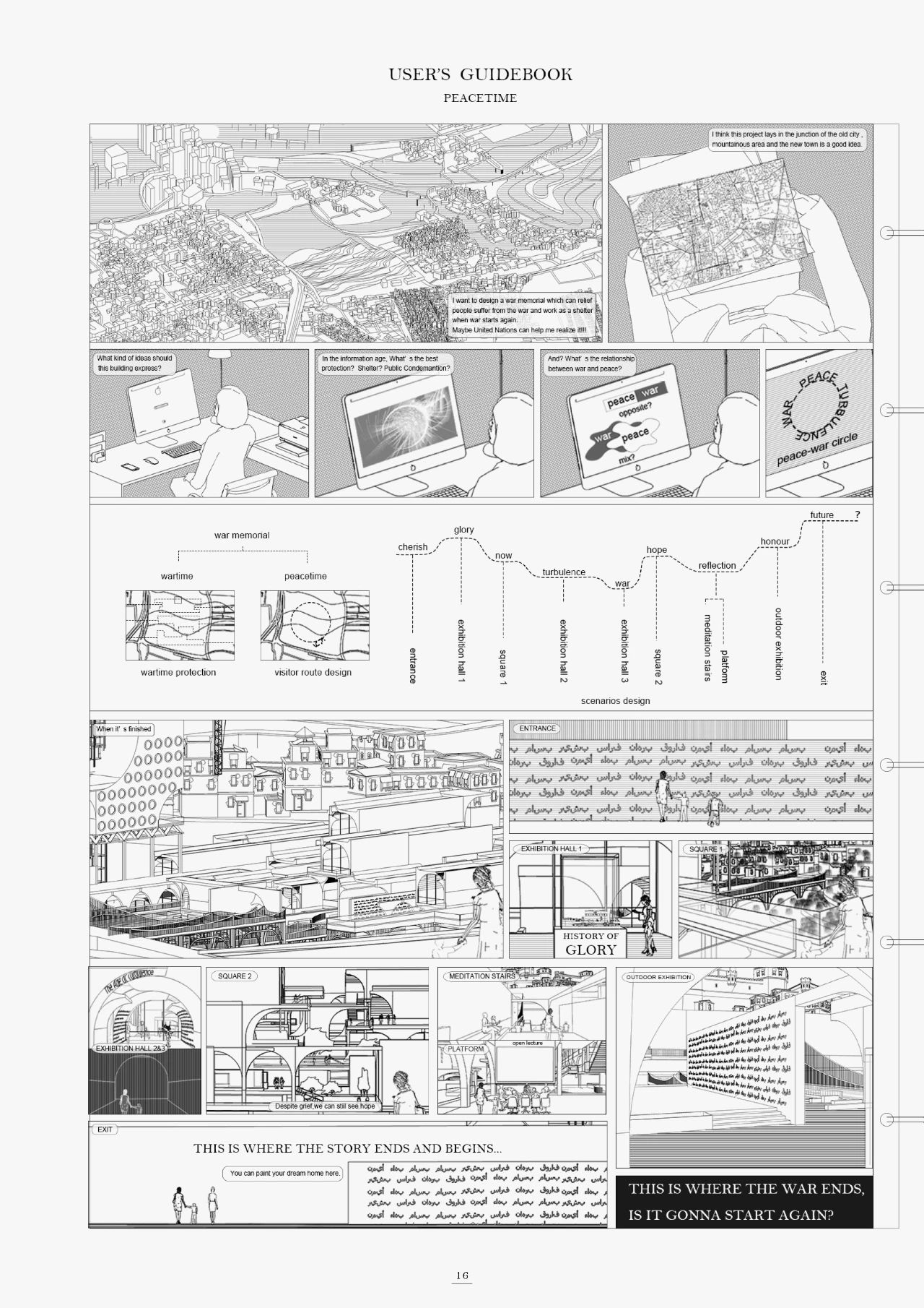 BIM建筑|1份top级纯线稿作品是怎么做出来的?学姐说,用SU,很快啊 BIM建筑|1份top级纯线稿作品是怎么做出来的?学姐说,用SU,很快啊