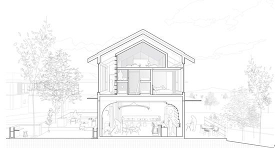 BIM建筑|内外之间,自然山野中的各得其所 BIM建筑|内外之间,自然山野中的各得其所