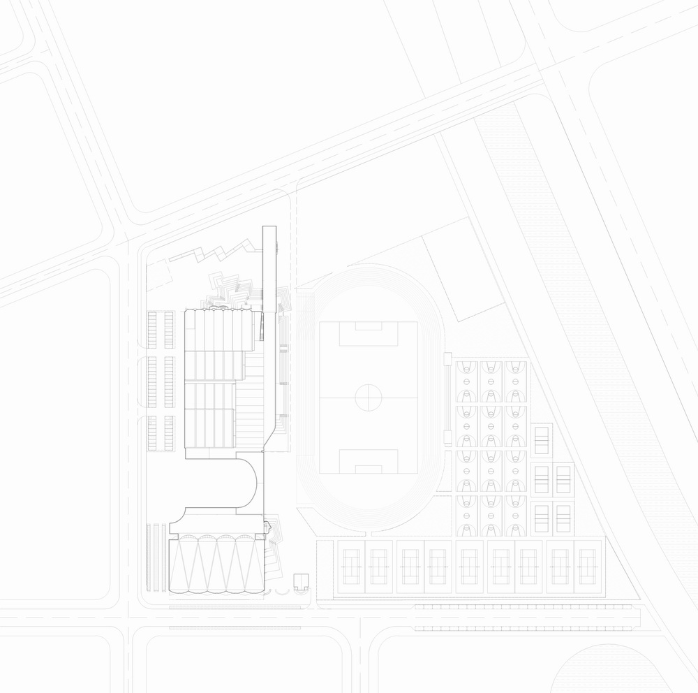BIM建筑|天津大学新校区综合体育馆 / 李兴钢建筑工作室 BIM建筑|天津大学新校区综合体育馆 / 李兴钢建筑工作室