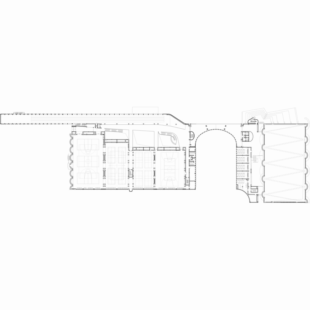 BIM建筑|天津大学新校区综合体育馆 / 李兴钢建筑工作室 BIM建筑|天津大学新校区综合体育馆 / 李兴钢建筑工作室