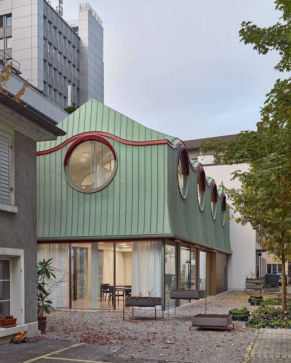 BIM建筑|优雅地老去:苏黎世老年人活动中心 / Knorr & Pürckhauer Architekten BIM建筑|优雅地老去:苏黎世老年人活动中心 / Knorr & Pürckhauer Architekten