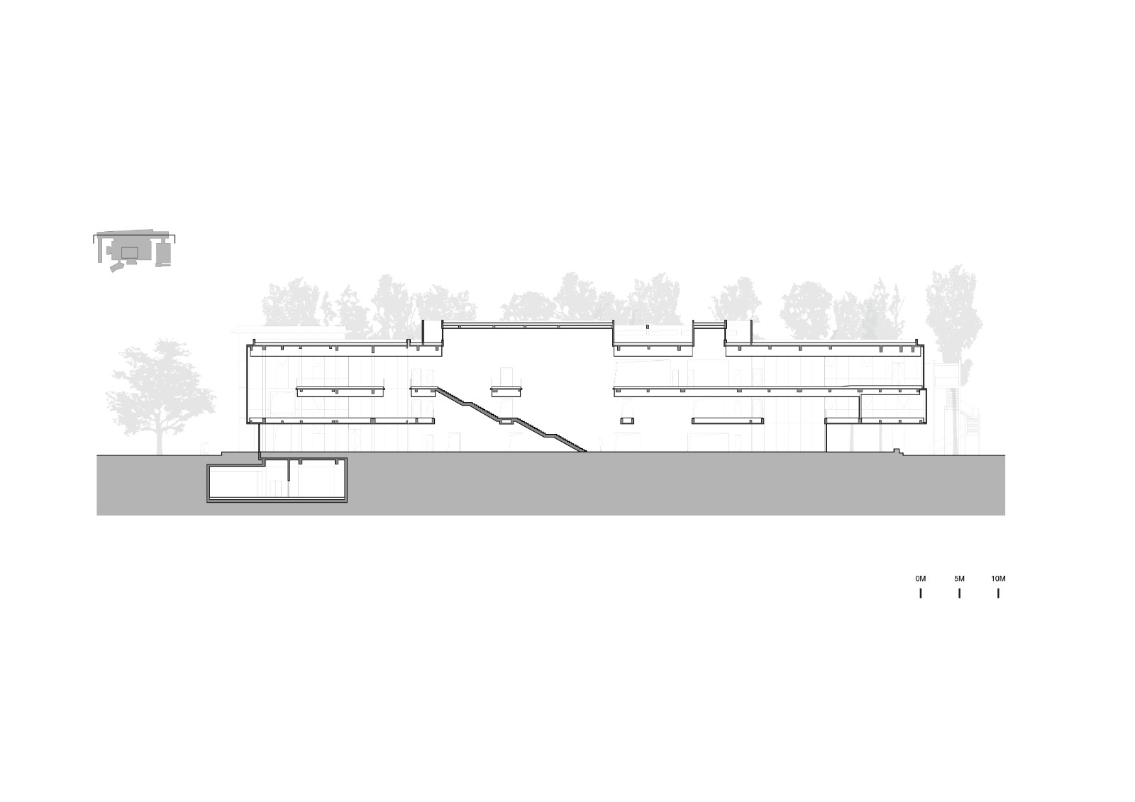 BIM建筑|南开大学海冰楼/直向建筑 BIM建筑|南开大学海冰楼/直向建筑