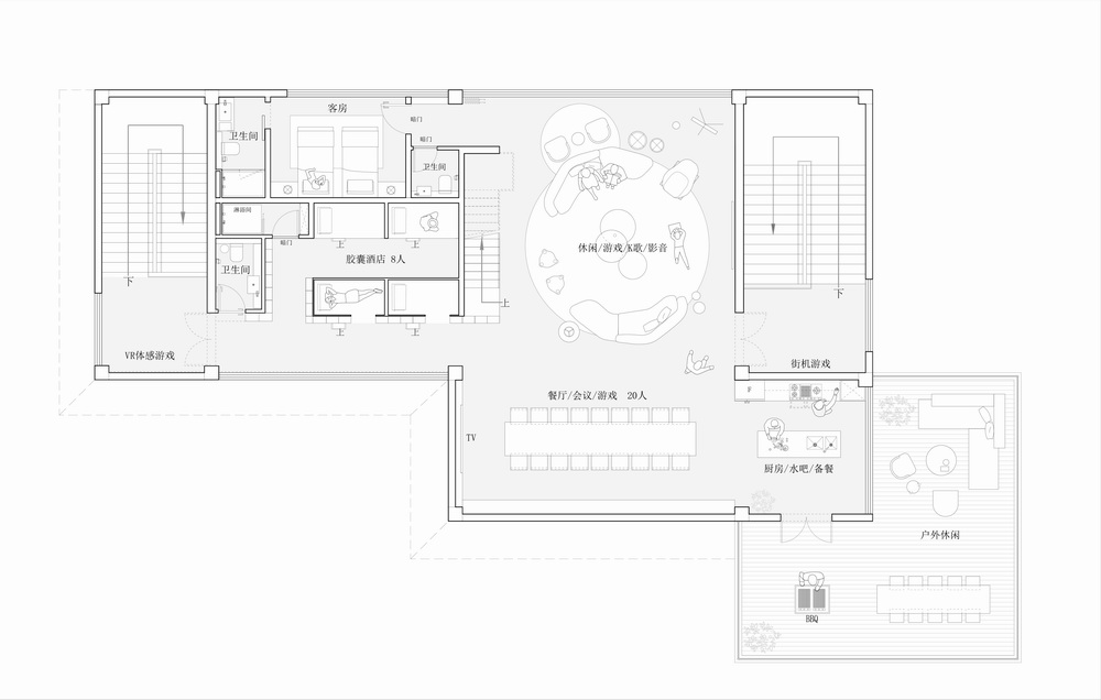 BIM建筑|内外之间,自然山野中的各得其所 BIM建筑|内外之间,自然山野中的各得其所