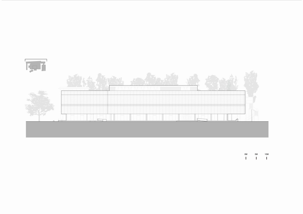 BIM建筑|南开大学海冰楼/直向建筑 BIM建筑|南开大学海冰楼/直向建筑