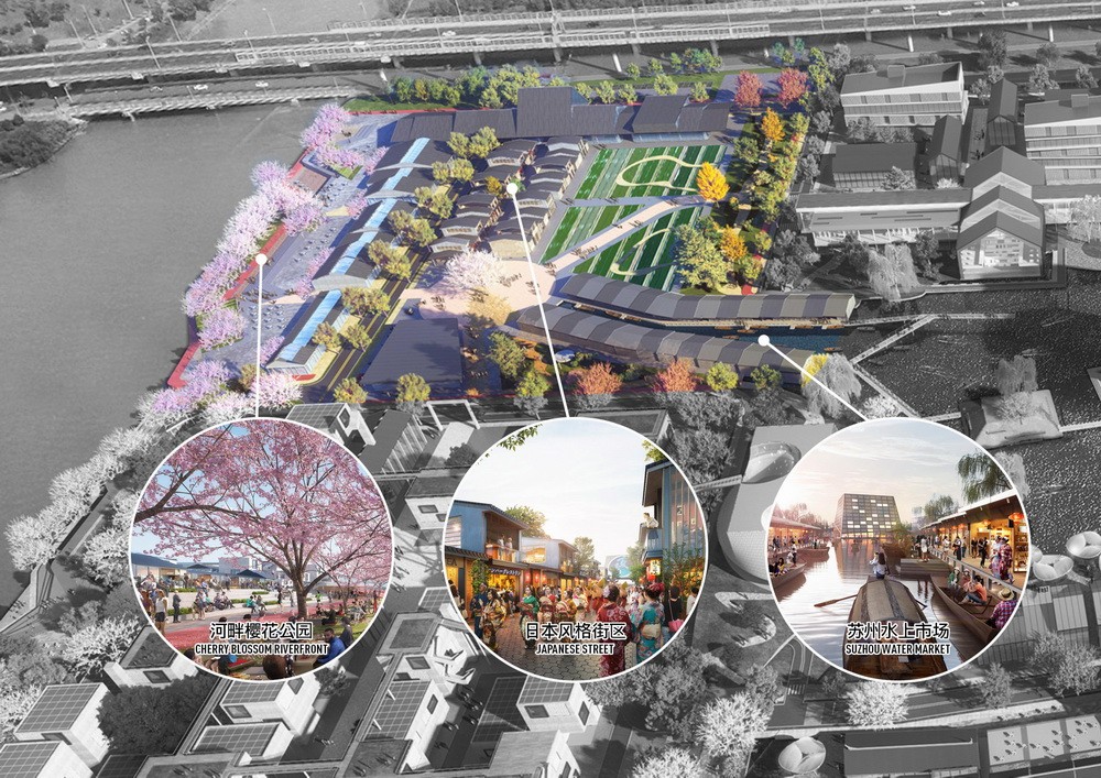 BIM建筑|苏州青苔中日工业设计村,再度打造滨水新地标/SPARK思邦 BIM建筑|苏州青苔中日工业设计村,再度打造滨水新地标/SPARK思邦