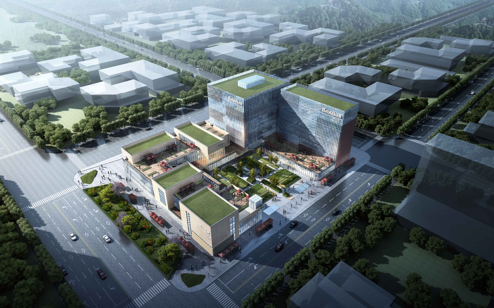 BIM建筑|创新谷里的生活容器/北京龙源科建建筑设计有限公司 BIM建筑|创新谷里的生活容器/北京龙源科建建筑设计有限公司