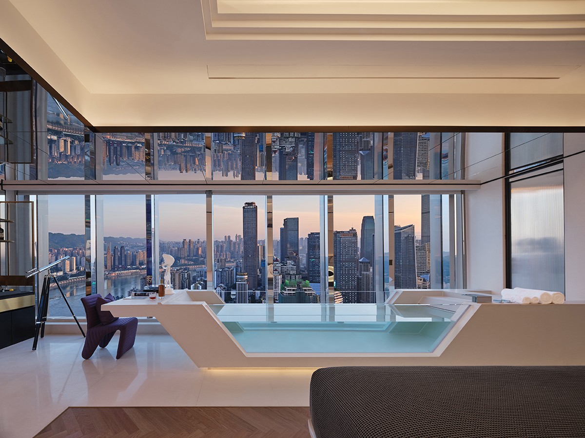 BIM建筑|ISEYA 浮云高空酒店【朝天门旗舰店】/布道空间设计 BIM建筑|ISEYA 浮云高空酒店【朝天门旗舰店】/布道空间设计