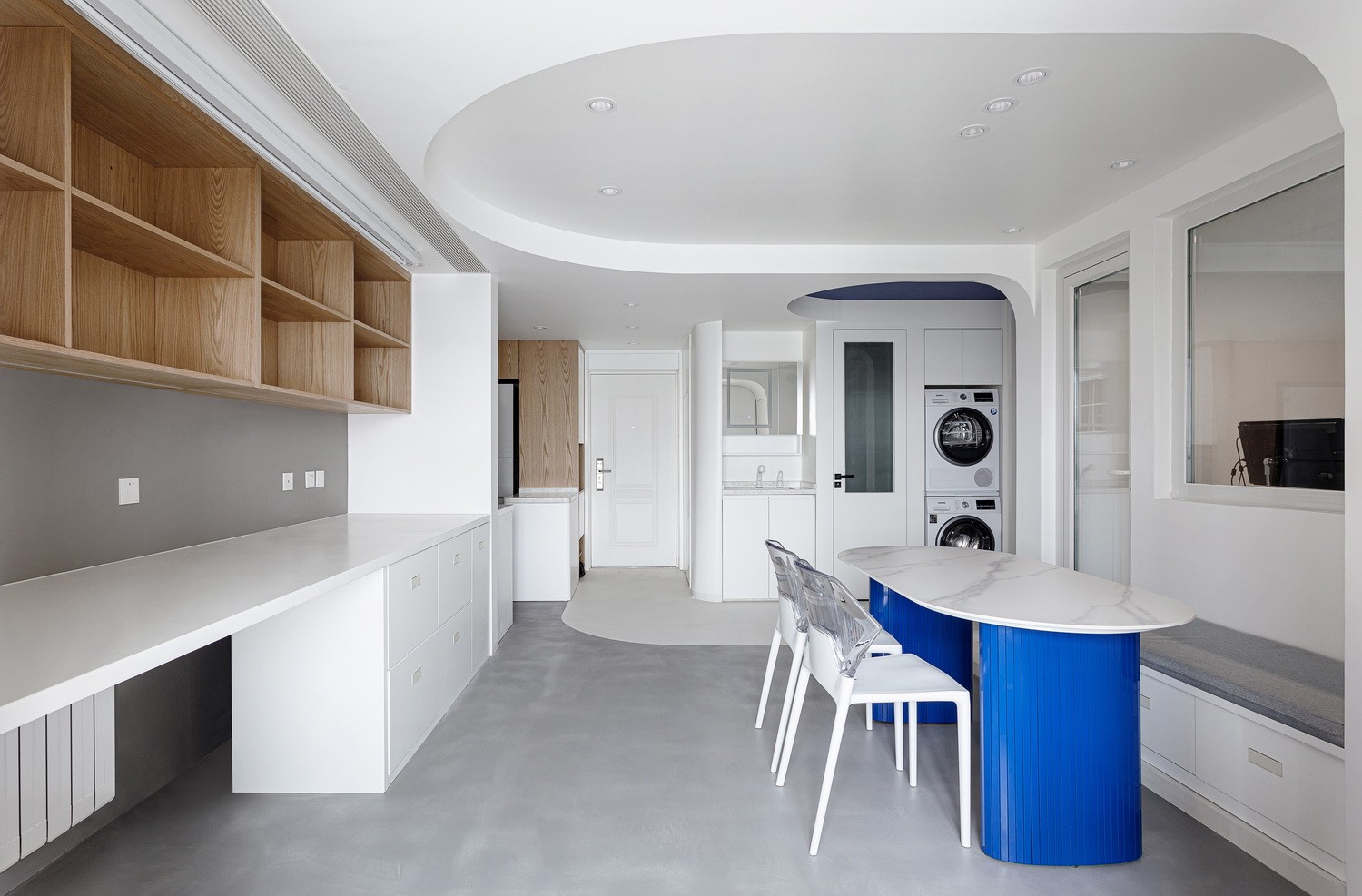 BIM建筑|「 蓝境 」克莱因蓝下的流线型音乐之家/戏构建筑设计工作室 BIM建筑|「 蓝境 」克莱因蓝下的流线型音乐之家/戏构建筑设计工作室