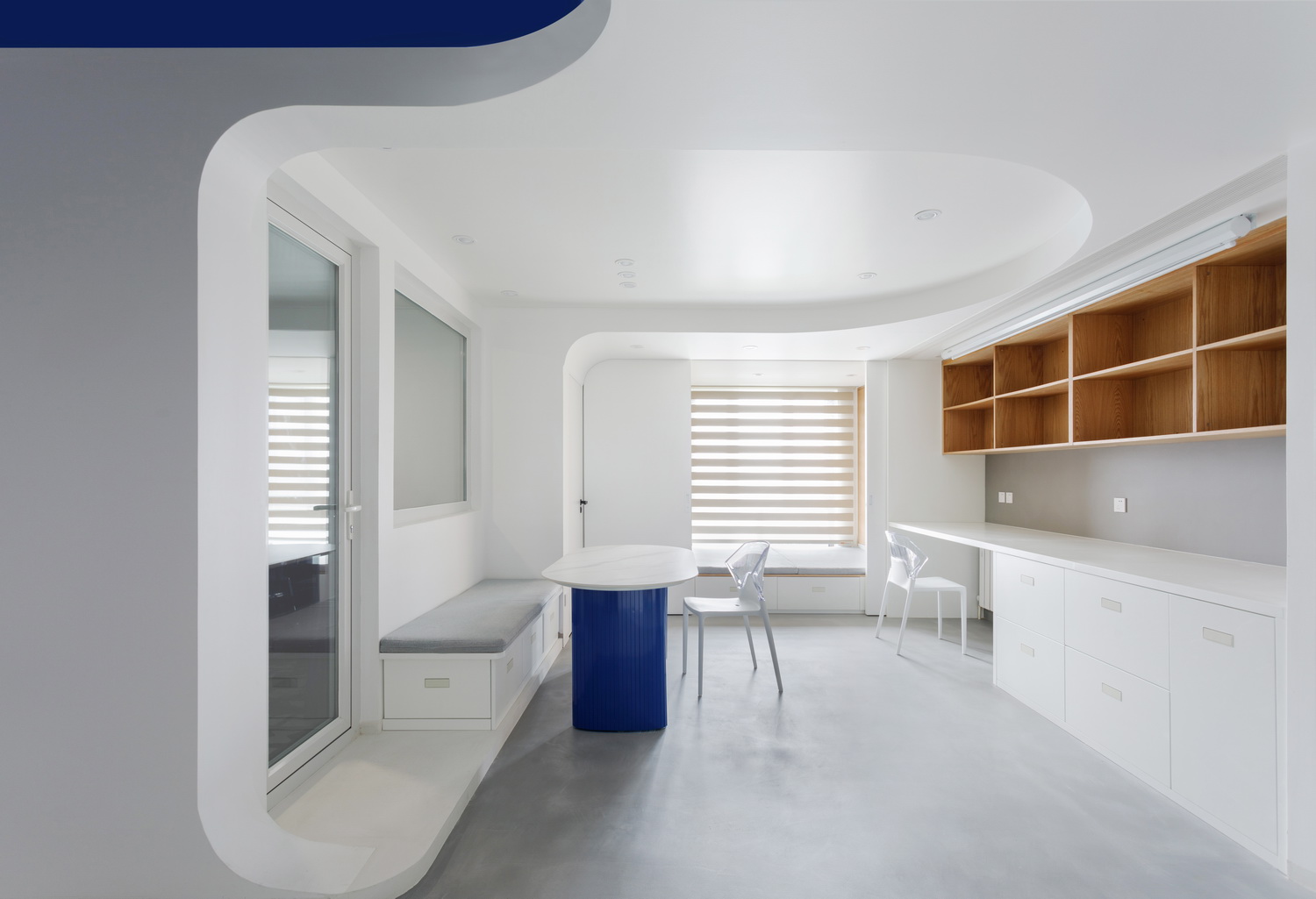 BIM建筑|「 蓝境 」克莱因蓝下的流线型音乐之家/戏构建筑设计工作室 BIM建筑|「 蓝境 」克莱因蓝下的流线型音乐之家/戏构建筑设计工作室