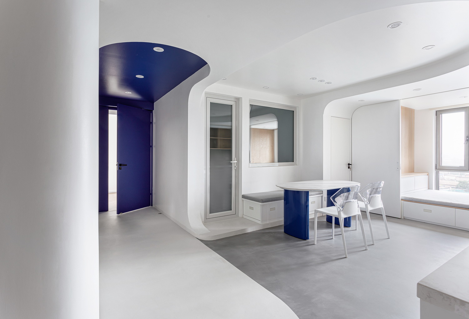 BIM建筑|「 蓝境 」克莱因蓝下的流线型音乐之家/戏构建筑设计工作室 BIM建筑|「 蓝境 」克莱因蓝下的流线型音乐之家/戏构建筑设计工作室