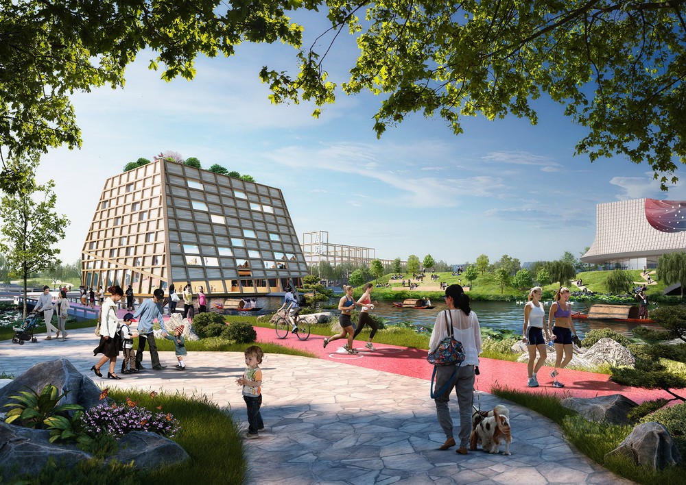 BIM建筑|苏州青苔中日工业设计村,再度打造滨水新地标/SPARK思邦 BIM建筑|苏州青苔中日工业设计村,再度打造滨水新地标/SPARK思邦