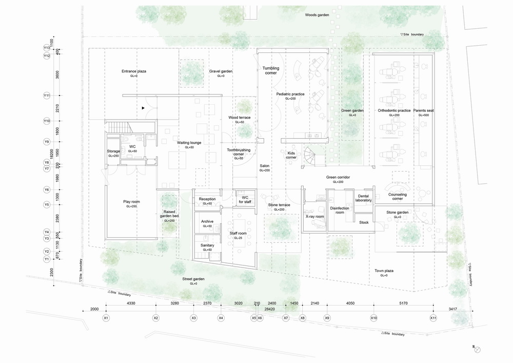 BIM建筑|林中牙医诊所 / Takashige Yamashita Office BIM建筑|林中牙医诊所 / Takashige Yamashita Office