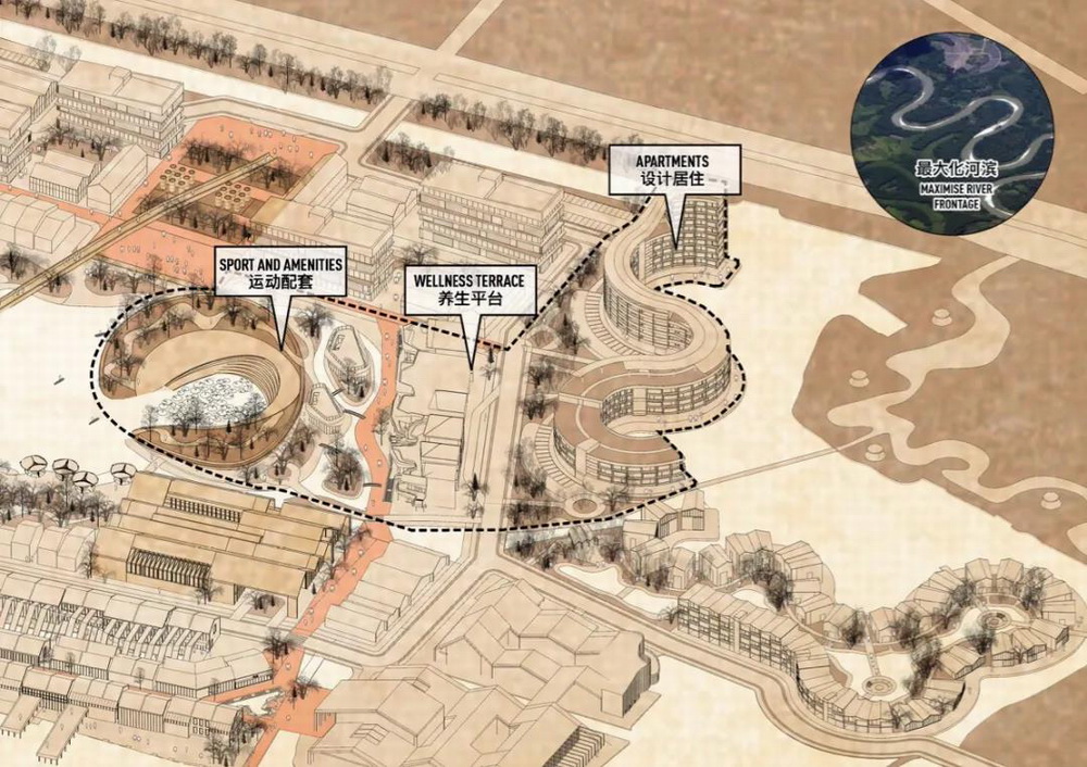 BIM建筑|苏州青苔中日工业设计村,再度打造滨水新地标/SPARK思邦 BIM建筑|苏州青苔中日工业设计村,再度打造滨水新地标/SPARK思邦
