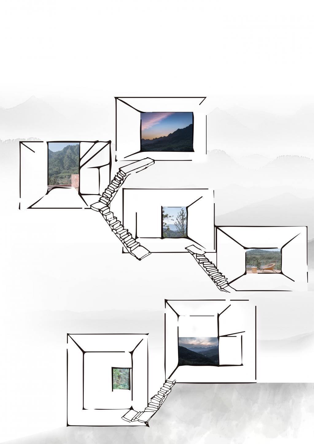 BIM建筑|高山流水 松林里的红色石屋 / 素建筑设计事务所 BIM建筑|高山流水 松林里的红色石屋 / 素建筑设计事务所