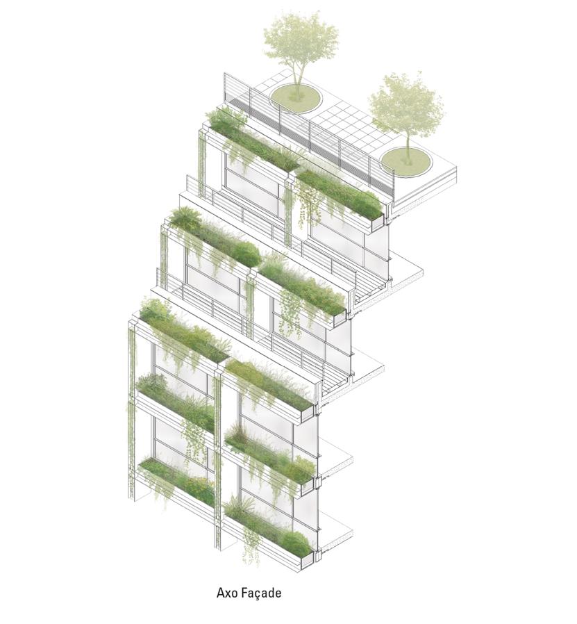 BIM建筑|未来城市缩影:M大楼 / Triptyque Architecture BIM建筑|未来城市缩影:M大楼 / Triptyque Architecture