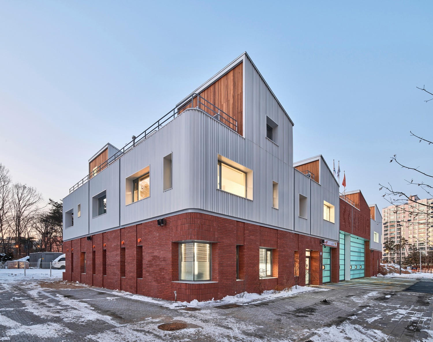 BIM建筑|江一洞119消防站 / OA-Lab BIM建筑|江一洞119消防站 / OA-Lab