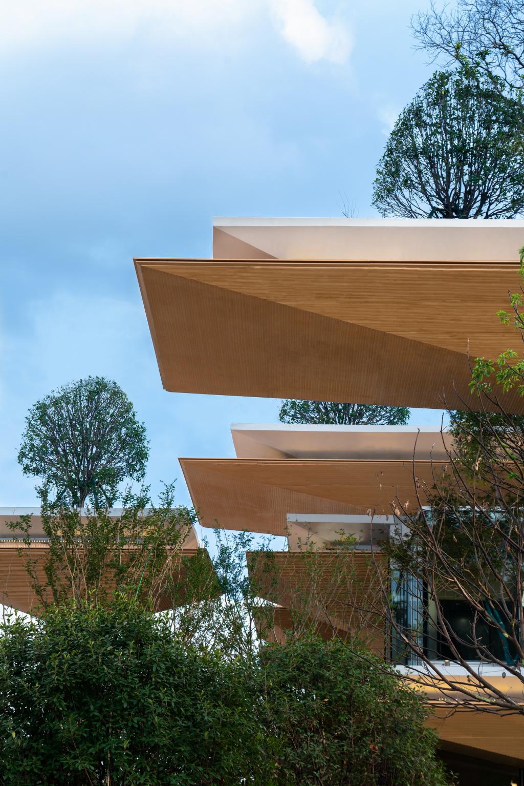 BIM建筑|日常风景下自然生长的空间:“伞之丘”生活方式集合店 / line+建筑事务所+gad BIM建筑|日常风景下自然生长的空间:“伞之丘”生活方式集合店 / line+建筑事务所+gad