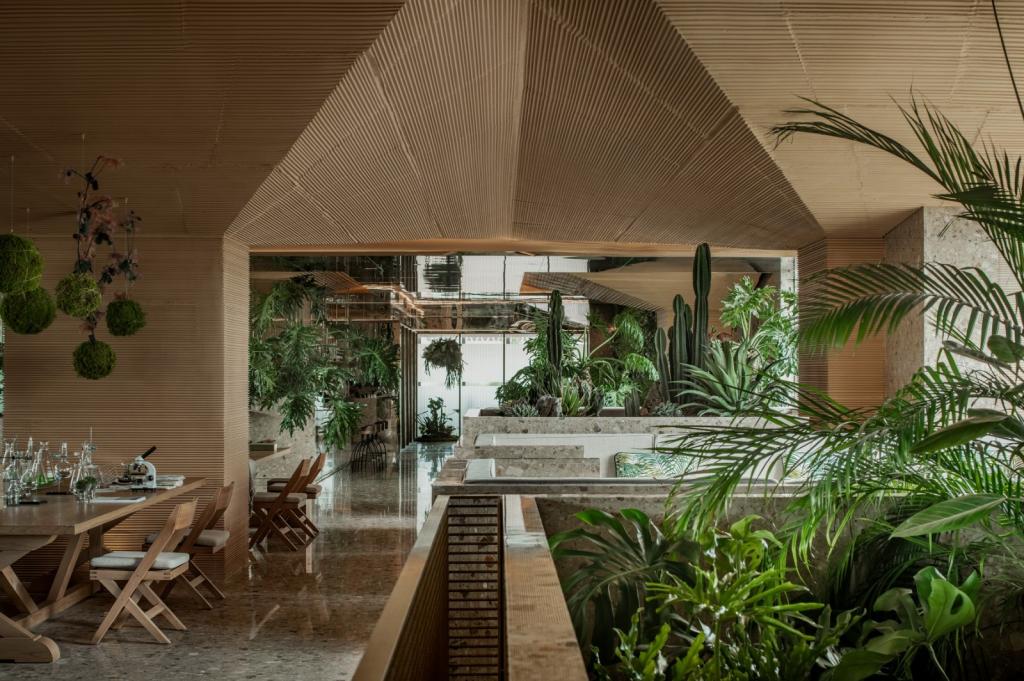 BIM建筑|日常风景下自然生长的空间:“伞之丘”生活方式集合店 / line+建筑事务所+gad BIM建筑|日常风景下自然生长的空间:“伞之丘”生活方式集合店 / line+建筑事务所+gad