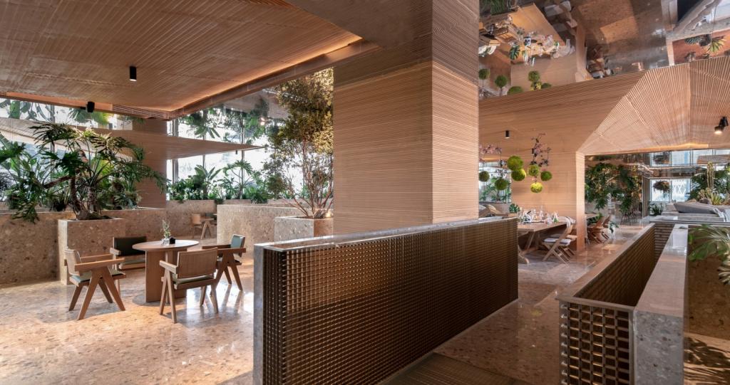 BIM建筑|日常风景下自然生长的空间:“伞之丘”生活方式集合店 / line+建筑事务所+gad BIM建筑|日常风景下自然生长的空间:“伞之丘”生活方式集合店 / line+建筑事务所+gad