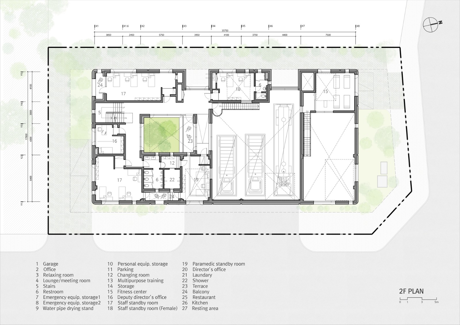 BIM建筑|江一洞119消防站 / OA-Lab BIM建筑|江一洞119消防站 / OA-Lab