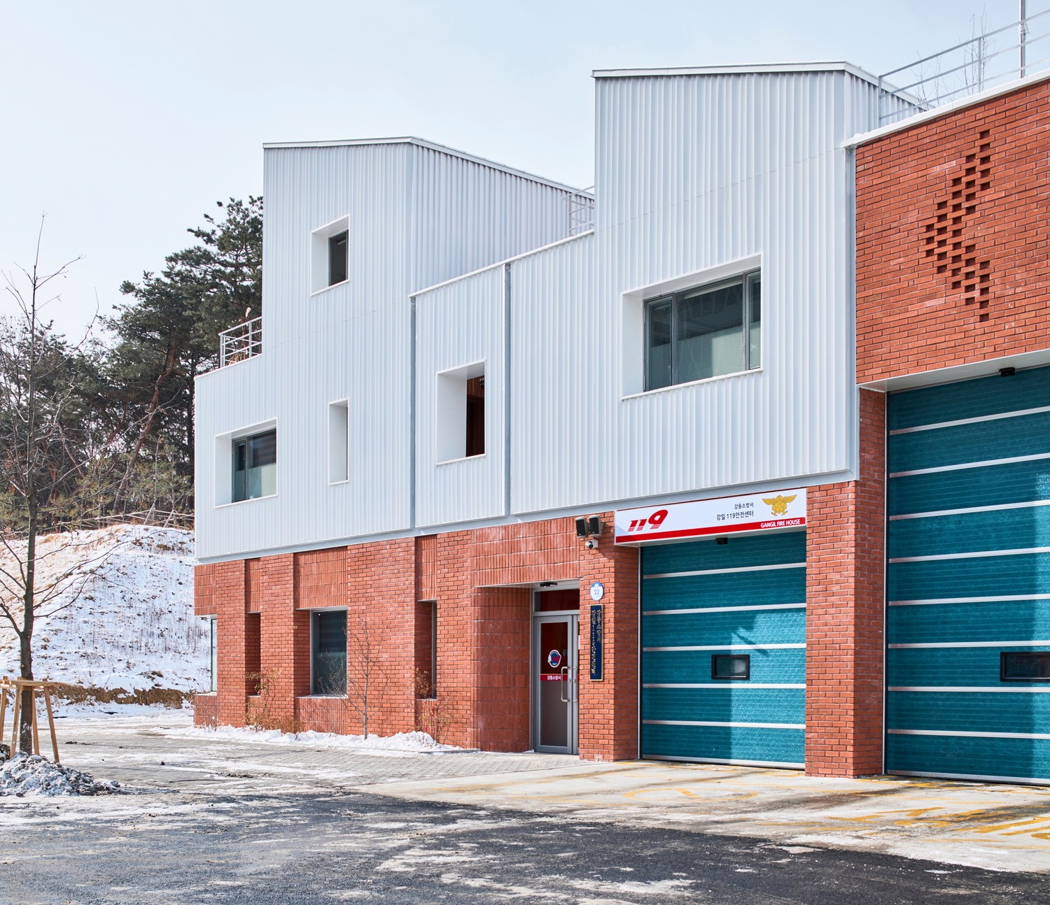 BIM建筑|江一洞119消防站 / OA-Lab BIM建筑|江一洞119消防站 / OA-Lab