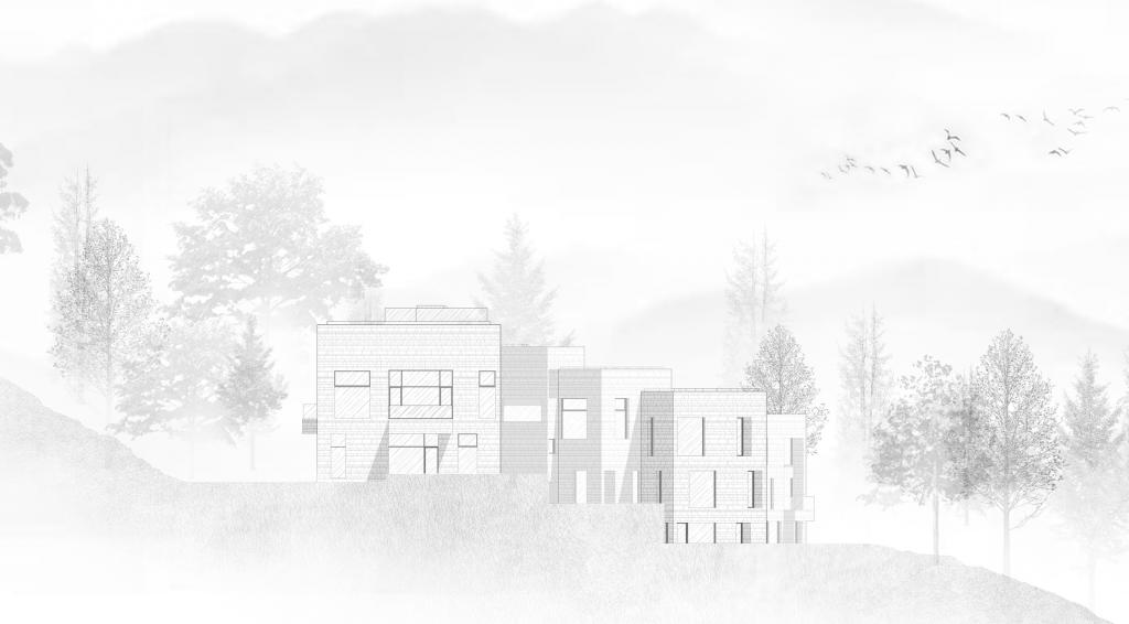 BIM建筑|高山流水 松林里的红色石屋 / 素建筑设计事务所 BIM建筑|高山流水 松林里的红色石屋 / 素建筑设计事务所