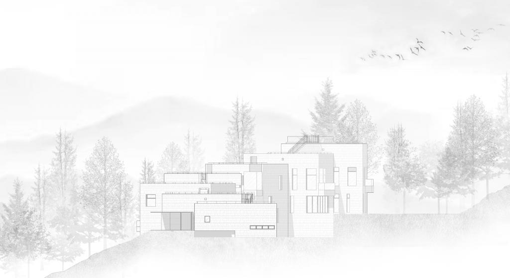 BIM建筑|高山流水 松林里的红色石屋 / 素建筑设计事务所 BIM建筑|高山流水 松林里的红色石屋 / 素建筑设计事务所